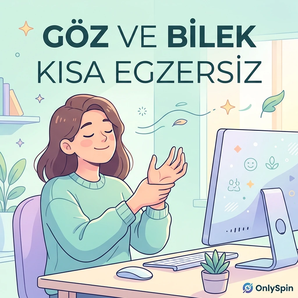Ekran başında göz sağlığı ve bilek egzersizleri rehberi