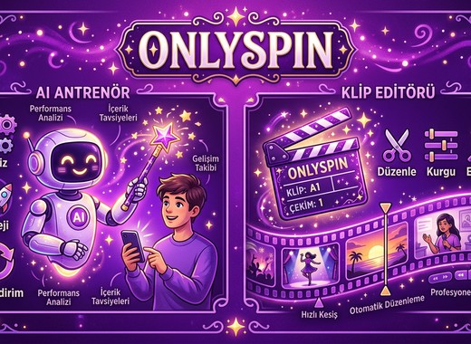 OnlySpin Yapay Zeka Antrenör ve Klip Editörü Özellikleri